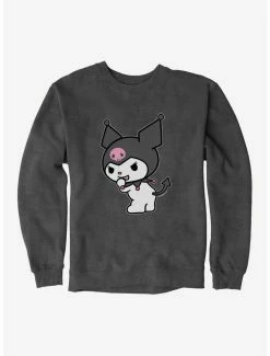 Hot Sale 🔥 Kuromi Turning Giggle Sweatshirt 👏 -Cheap Sanrio Store 18076185 hi