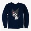 Hot Sale 🔥 Kuromi Turning Giggle Sweatshirt 👏 -Cheap Sanrio Store 18076199 hi