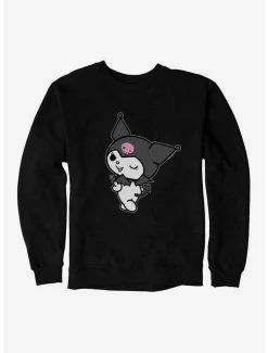 Outlet 😍 Kuromi Turning Wink Sweatshirt ✨ -Cheap Sanrio Store 18076213 hi