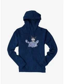 Best Sale 🧨 Kuromi Happy Baku Flying Hoodie ❤️ -Cheap Sanrio Store 18076409 hi
