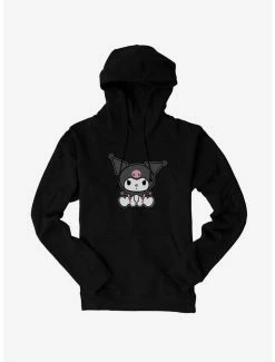 Cheap ❤️ Kuromi Sitting Hoodie 🧨