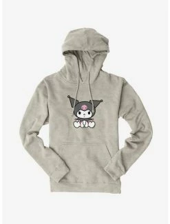Cheap ❤️ Kuromi Sitting Hoodie 🧨 -Cheap Sanrio Store 18076521 hi