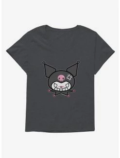 Hot Sale 🛒 Kuromi All Anger 👧 Girls T-Shirt Plus Size 🎁 -Cheap Sanrio Store 18076624 hi