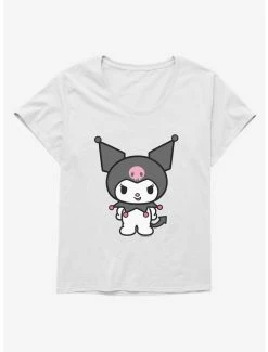 Flash Sale ⌛ Kuromi Evil Grin 👧 Girls T-Shirt Plus Size 😀 -Cheap Sanrio Store 18076714 hi