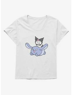 Best deal 🔥 Kuromi Happy Baku Flying 👧 Girls T-Shirt Plus Size 💯 -Cheap Sanrio Store 18076750 hi