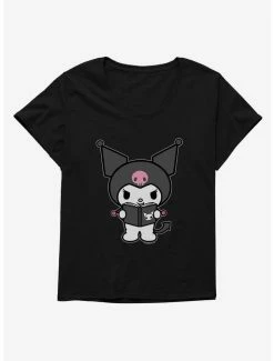 Buy 👏 Kuromi Reading 👧 Girls T-Shirt Plus Size 😉 -Cheap Sanrio Store 18076759 hi