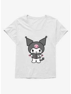 Buy 👏 Kuromi Reading 👧 Girls T-Shirt Plus Size 😉 -Cheap Sanrio Store 18076786 hi