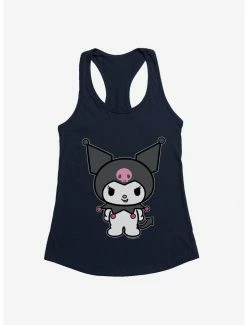 Discount 🔥 Kuromi Evil Grin 👧 Girls Tank 😉 -Cheap Sanrio Store 18077617 hi
