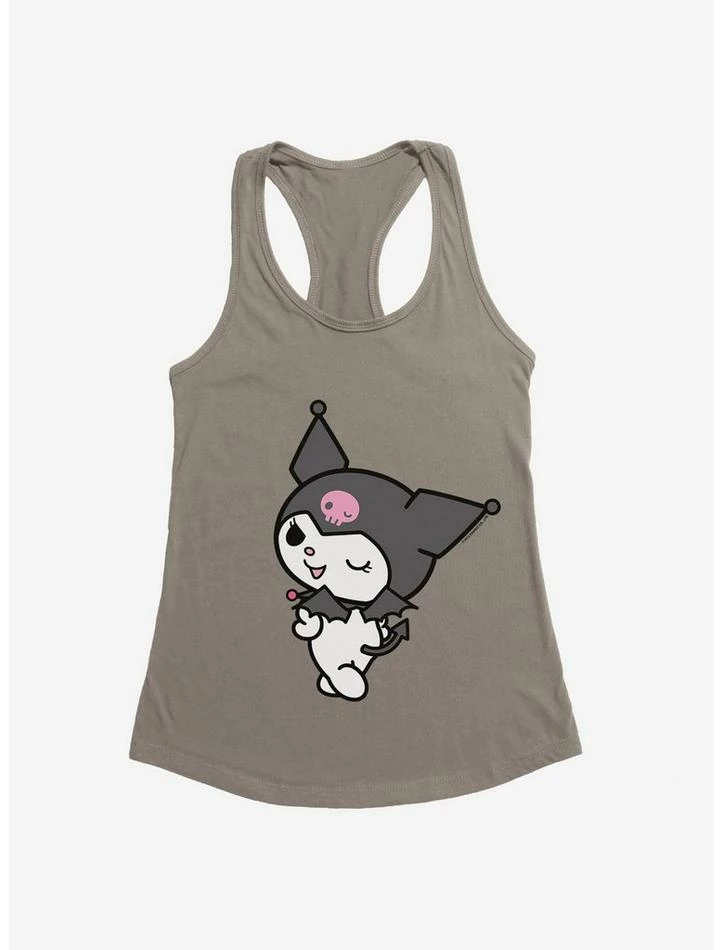 Promo ๐ Kuromi Turning Wink ๐ง Girls Tank โ๏ธ 7 Promo ๐ Kuromi Turning Wink ๐ง Girls Tank โ๏ธ - Image 5