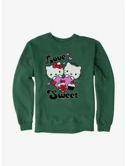 Coupon 👏 Hello Kitty Sweet Love Sweatshirt 🔥 -Cheap Sanrio Store 18082533 hi