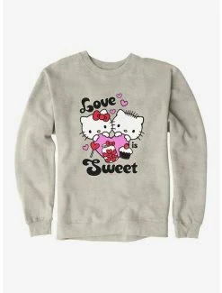 Coupon 👏 Hello Kitty Sweet Love Sweatshirt 🔥 -Cheap Sanrio Store 18082554 hi