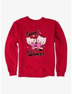 Coupon 👏 Hello Kitty Sweet Love Sweatshirt 🔥 -Cheap Sanrio Store 18082561 hi