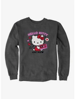 Discount 👍 Hello Kitty Valentine's Day Love Mix Sweatshirt 💯 -Cheap Sanrio Store 18107101 hi
