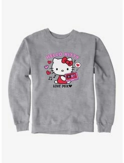 Discount 👍 Hello Kitty Valentine's Day Love Mix Sweatshirt 💯 -Cheap Sanrio Store 18108215 hi