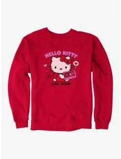 Discount 👍 Hello Kitty Valentine's Day Love Mix Sweatshirt 💯 -Cheap Sanrio Store 18108236 hi