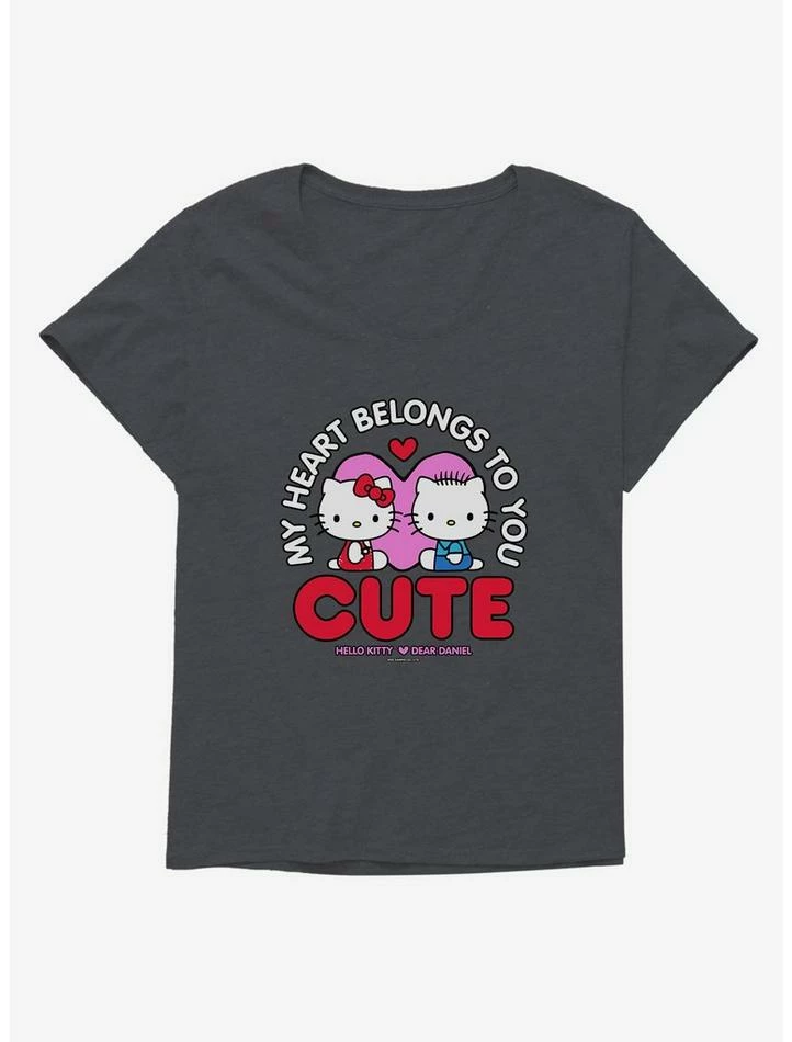 Wholesale ๐คฉ Hello Kitty Valentine's Day Heart Belongs To You ๐ง Girls T-Shirt Plus Size โ๏ธ 5 Wholesale ๐คฉ Hello Kitty Valentine's Day Heart Belongs To You ๐ง Girls T-Shirt Plus Size โ๏ธ - Image 3