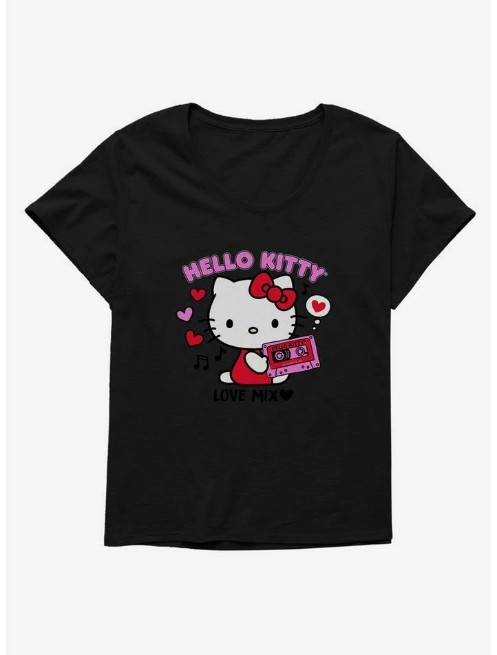 Discount ⭐ Hello Kitty Valentine's Day Love Mix 👧 Girls T-Shirt Plus Size 😍 4 Discount ⭐ Hello Kitty Valentine's Day Love Mix 👧 Girls T-Shirt Plus Size 😍 - Image 2