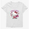 Discount ⭐ Hello Kitty Valentine's Day Love Mix 👧 Girls T-Shirt Plus Size 😍