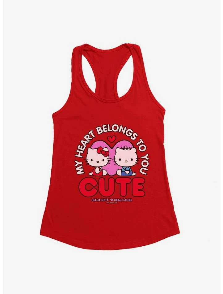 Budget π Hello Kitty Valentine's Day Heart Belongs To You π§ Girls Tank β 9 Budget π Hello Kitty Valentine's Day Heart Belongs To You π§ Girls Tank β - Image 7