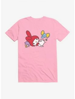 Discount 🥰 My Melody Adventure With Flat T-Shirt ⭐ -Cheap Sanrio Store 18108673 hi
