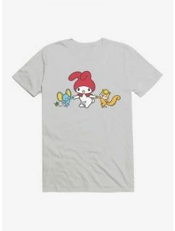 Brand new 👏 My Melody Dancing With Flat And Risu T-Shirt 🌟 -Cheap Sanrio Store 18108898 hi