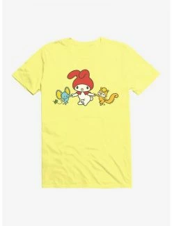 Brand new 👏 My Melody Dancing With Flat And Risu T-Shirt 🌟 -Cheap Sanrio Store 18108916 hi
