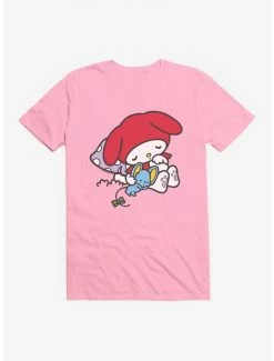 Discount 🎉 My Melody Napping With Flat T-Shirt ❤️ -Cheap Sanrio Store 18109123 hi