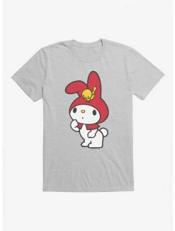 Coupon 👏 My Melody Thinking T-Shirt 😉 -Cheap Sanrio Store 18109222 hi 1