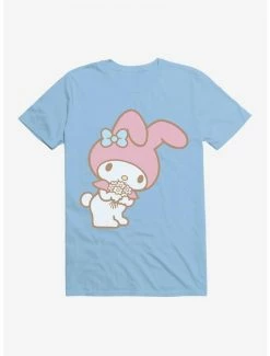 Top 10 ✔️ My Melody Bouquet Of Flowers T-Shirt ⌛ -Cheap Sanrio Store 18109339 hi