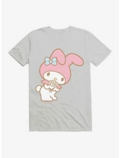 Top 10 ✔️ My Melody Bouquet Of Flowers T-Shirt ⌛ -Cheap Sanrio Store 18109348 hi