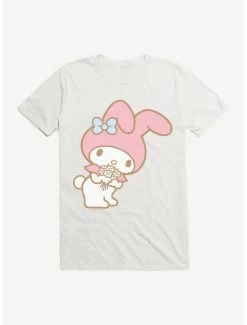Top 10 ✔️ My Melody Bouquet Of Flowers T-Shirt ⌛ -Cheap Sanrio Store 18109357 hi