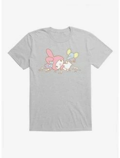 Promo 🔥 My Melody Outside Adventure With Flat T-Shirt 🎉 -Cheap Sanrio Store 18109771 hi