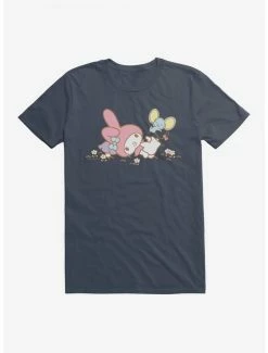 Promo 🔥 My Melody Outside Adventure With Flat T-Shirt 🎉 -Cheap Sanrio Store 18109780 hi