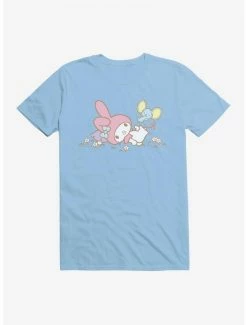 Promo 🔥 My Melody Outside Adventure With Flat T-Shirt 🎉 -Cheap Sanrio Store 18109789 hi