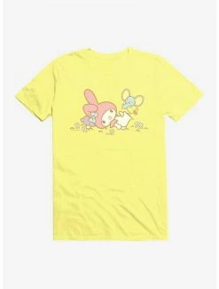 Promo 🔥 My Melody Outside Adventure With Flat T-Shirt 🎉 -Cheap Sanrio Store 18109816 hi