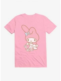 Best deal ⌛ My Melody Picking Flowers T-Shirt 🤩 -Cheap Sanrio Store 18109852 hi