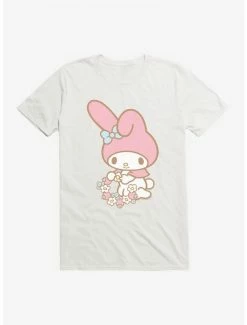 Best deal ⌛ My Melody Picking Flowers T-Shirt 🤩 -Cheap Sanrio Store 18109897 hi
