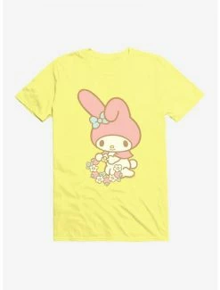 Best deal ⌛ My Melody Picking Flowers T-Shirt 🤩 -Cheap Sanrio Store 18109906 hi