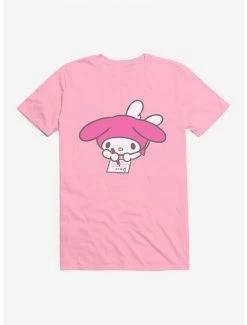 Cheapest ❤️ My Melody Writing T-Shirt 🎁 -Cheap Sanrio Store 18110113 hi