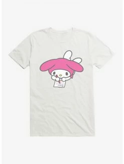 Cheapest ❤️ My Melody Writing T-Shirt 🎁 -Cheap Sanrio Store 18110167 hi