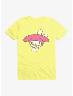 Cheapest ❤️ My Melody Writing T-Shirt 🎁 -Cheap Sanrio Store 18110176 hi