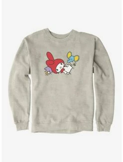 Deals 🧨 My Melody Adventure With Flat Sweatshirt 💯 -Cheap Sanrio Store 18110221 hi