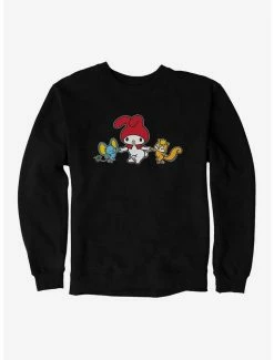 Best Sale 💯 My Melody Dancing With Flat And Risu Sweatshirt 😉 -Cheap Sanrio Store 18110333 hi 1