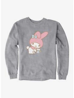 Best deal 👏 My Melody Watering Garden Sweatshirt 😍 -Cheap Sanrio Store 18110732 hi