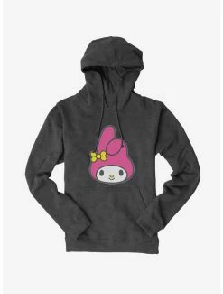 Outlet 🥰 My Melody Face Hoodie 🔥 -Cheap Sanrio Store 18111002 hi