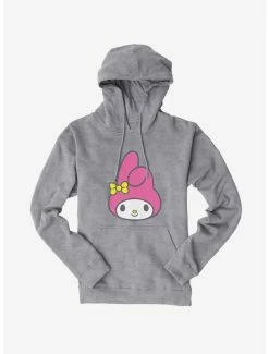 Outlet 🥰 My Melody Face Hoodie 🔥 -Cheap Sanrio Store 18111009 hi