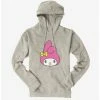 Outlet 🥰 My Melody Face Hoodie 🔥