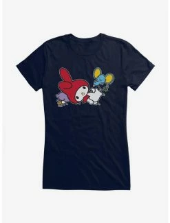 Flash Sale 👍 My Melody Adventure With Flat 👧 Girls T-Shirt 💯 -Cheap Sanrio Store 18111408 hi