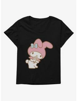 Budget 🤩 My Melody Bouquet Of Flowers 👧 Girls T-Shirt Plus Size 👍 -Cheap Sanrio Store 18111460 hi 1