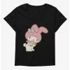 Budget 🤩 My Melody Bouquet Of Flowers 👧 Girls T-Shirt Plus Size 👍 -Cheap Sanrio Store 18111460 hi